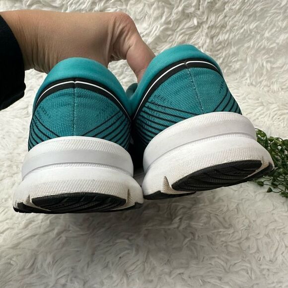 Brooks Launch 5 Running Athletic Shoes Sneakers Size 10 B Black Teal‎ - Picture 5 of 9